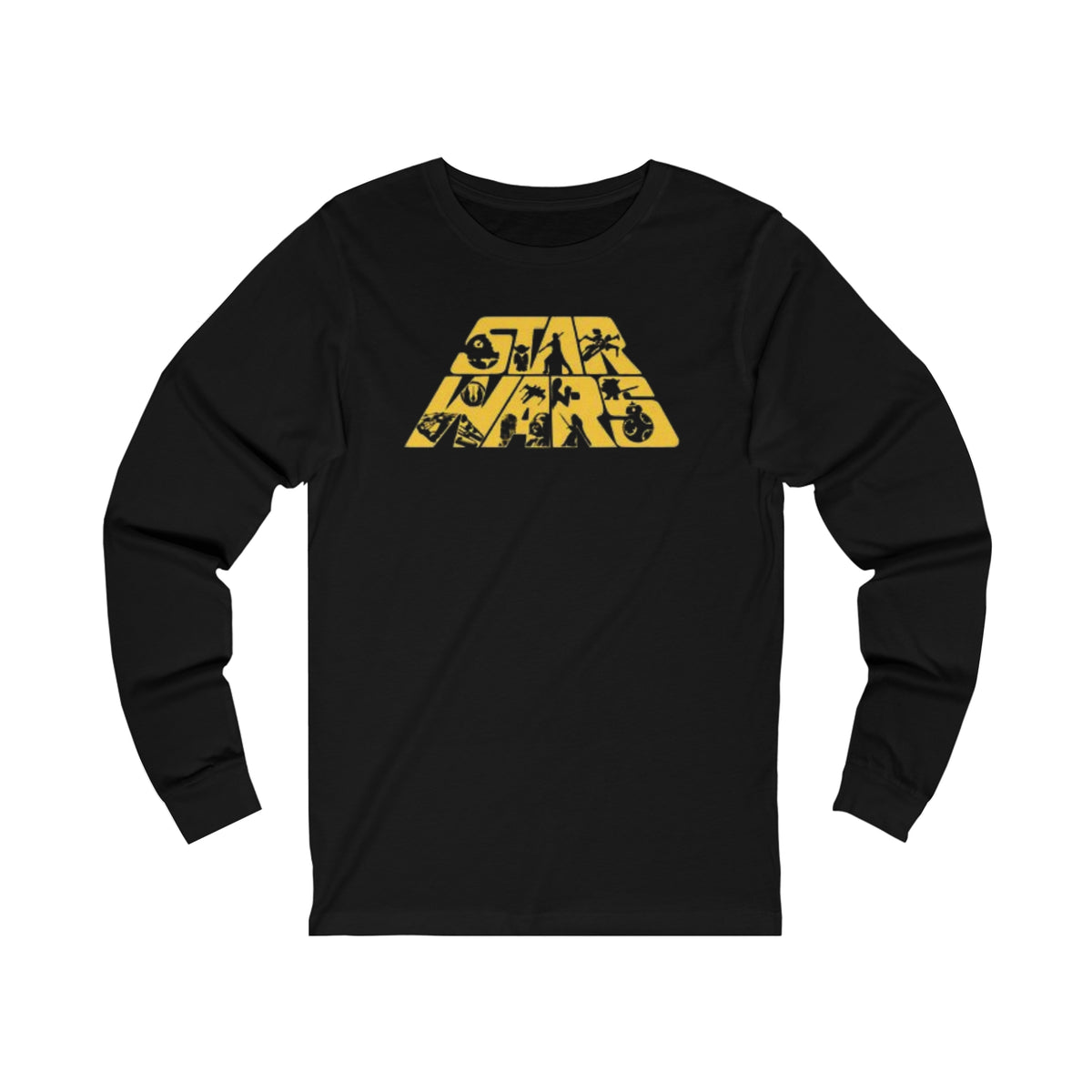 Star Wars Unisex Jersey Long Sleeve Tee - IGZ Clothing 