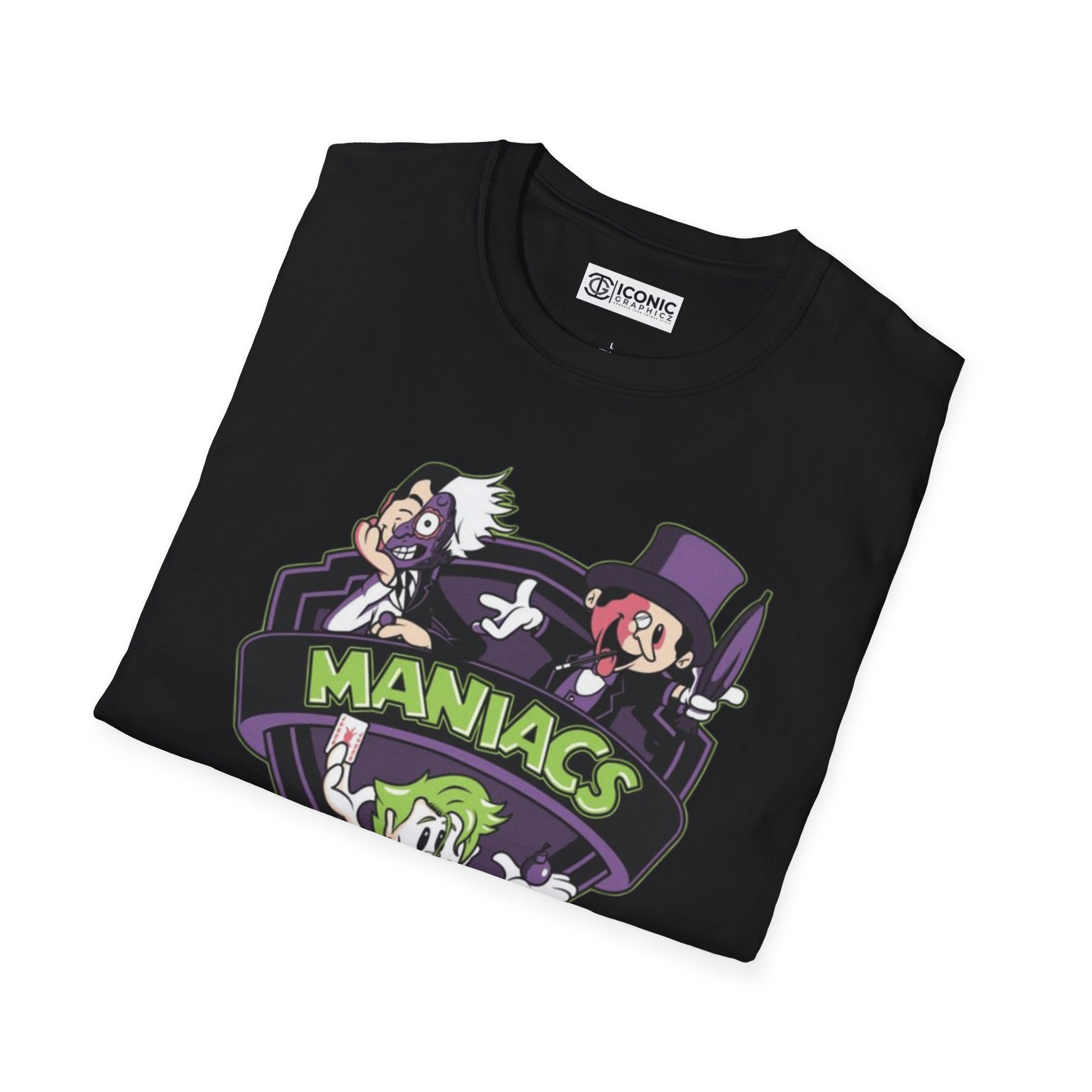 Maniacs Unisex Softstyle T-Shirt - IGZ Clothing 