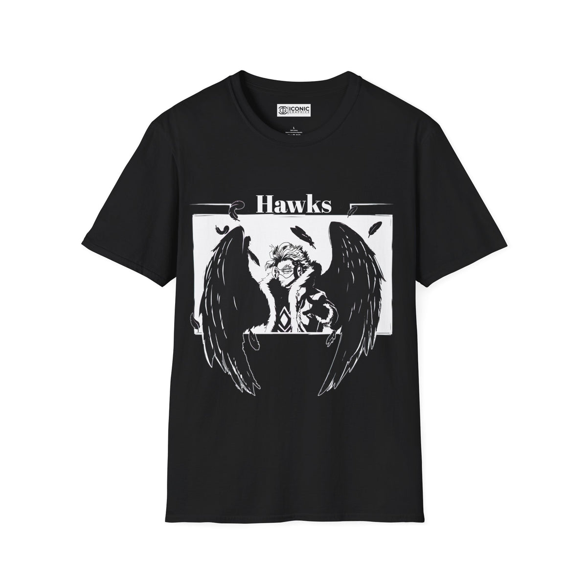 Hawks Unisex Softstyle T-Shirt - IGZ Clothing 