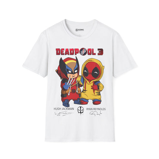 Deadpool and Wolverine Unisex Softstyle T-Shirt - IGZ Clothing 