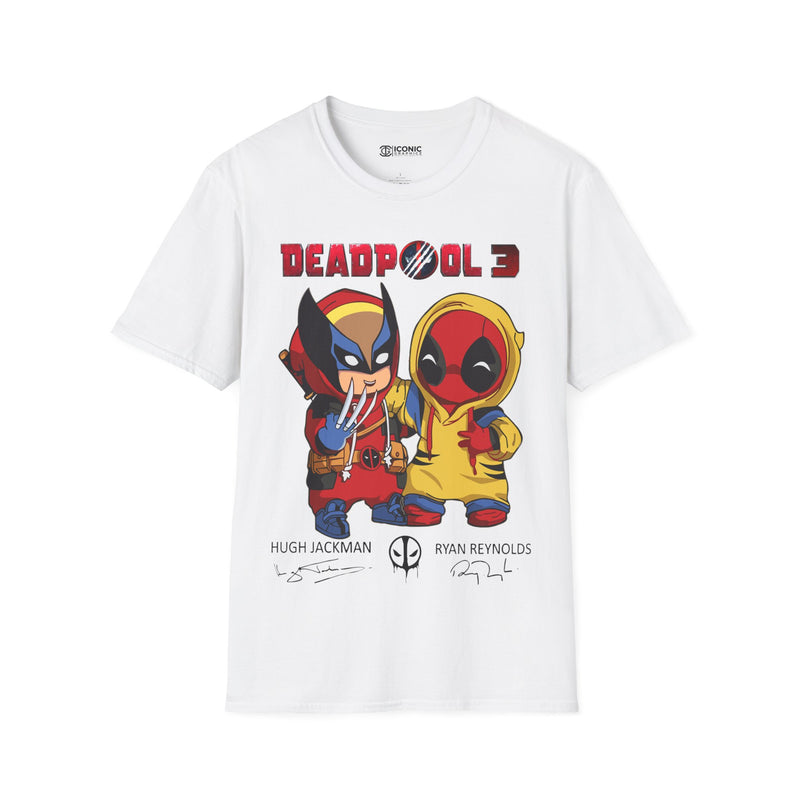 Deadpool and Wolverine Unisex Softstyle T-Shirt - IGZ Clothing 