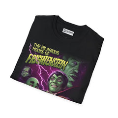 The hilarious house of Frightenstein Unisex Softstyle T-Shirt