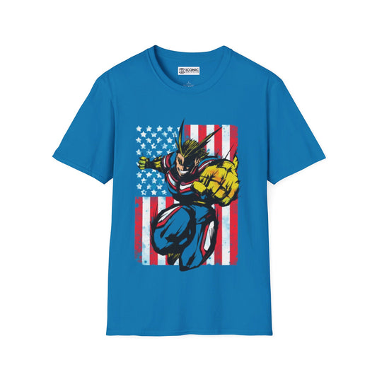 All Might Unisex Softstyle T-Shirt - IGZ Clothing 