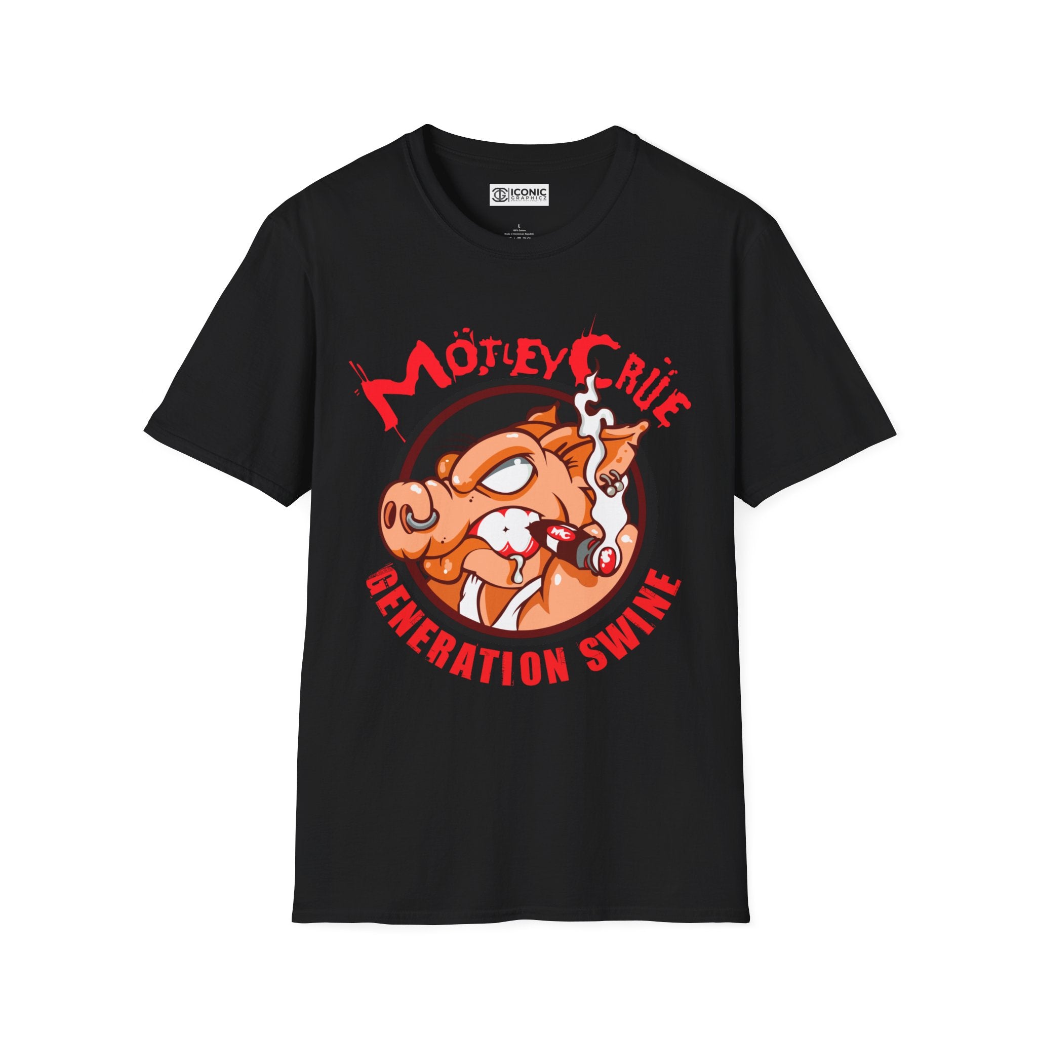 Motley Crue Unisex Softstyle T-Shirt - IGZ Clothing 