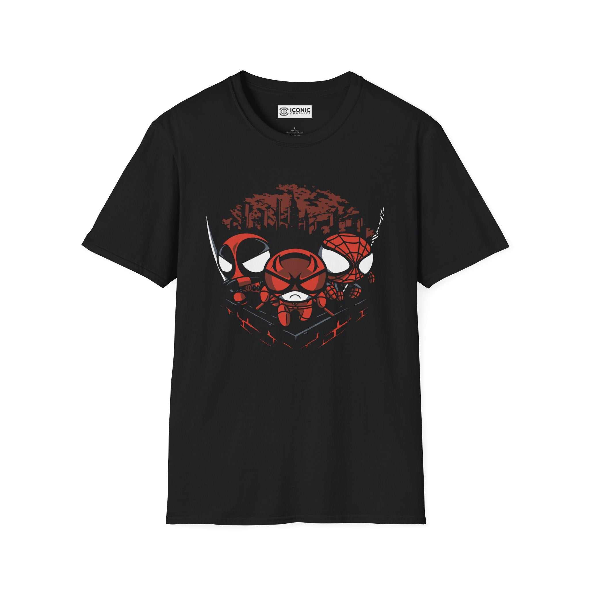 Marvel heros Unisex Softstyle T-Shirt - IGZ Clothing 