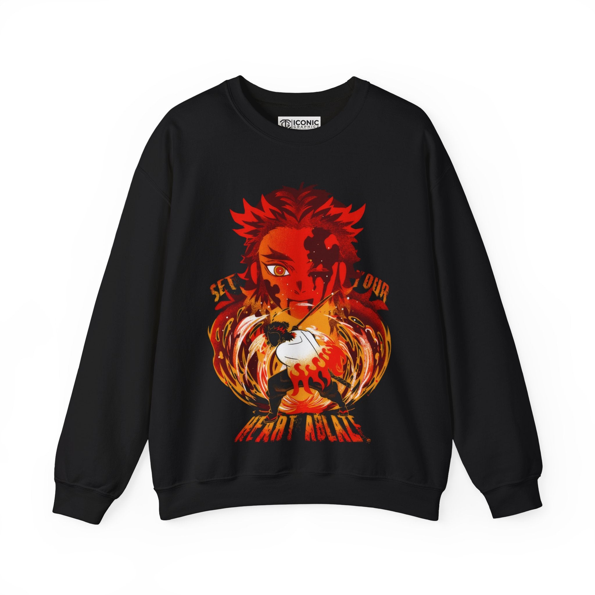 Rengoku Unisex Heavy Blend™ Crewneck Sweatshirt