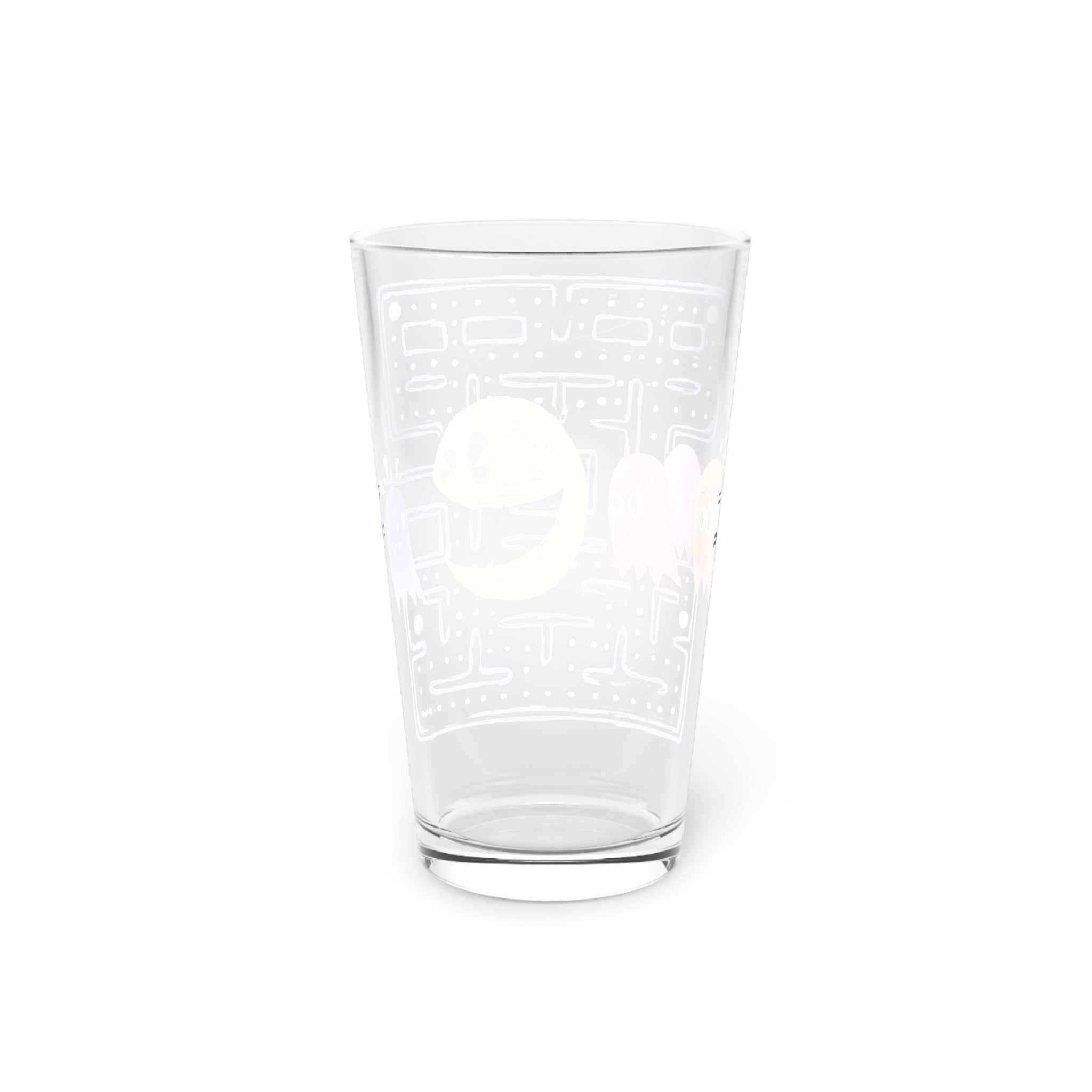 Pac Man Pint Glass, 16oz - IGZ Clothing 