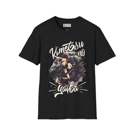 Tanjiro & Nezuko Unisex Softstyle T-Shirt - IGZ Clothing 