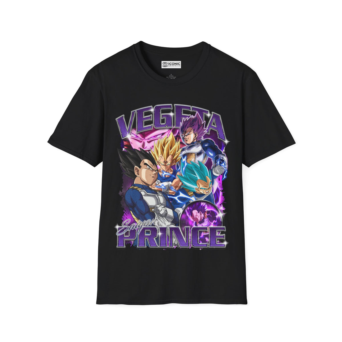 Vegeta Unisex Softstyle T-Shirt - IGZ Clothing 