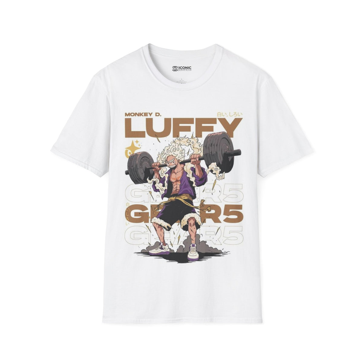 Sun God Luffy Unisex Softstyle T-Shirt - IGZ Clothing 