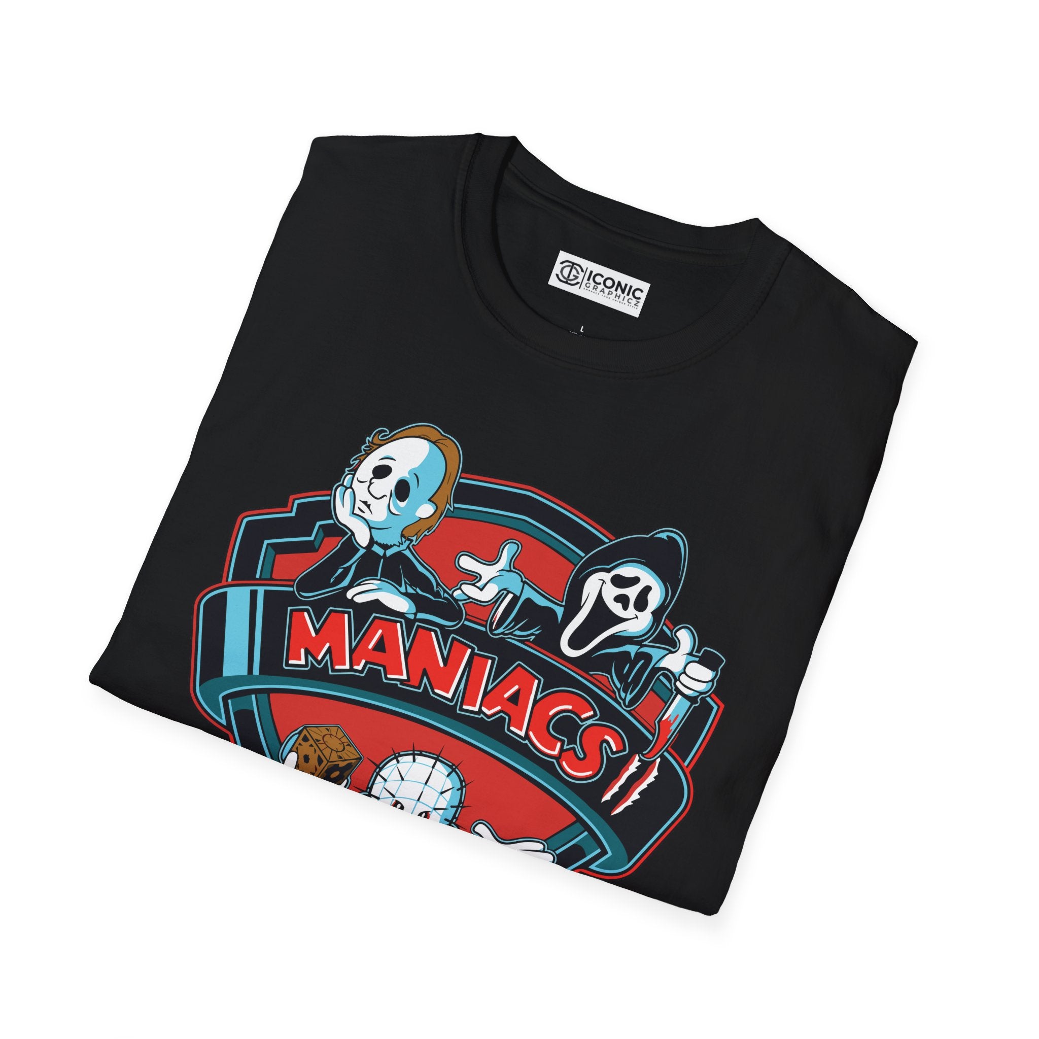 Maniacs Unisex Softstyle T-Shirt - IGZ Clothing 