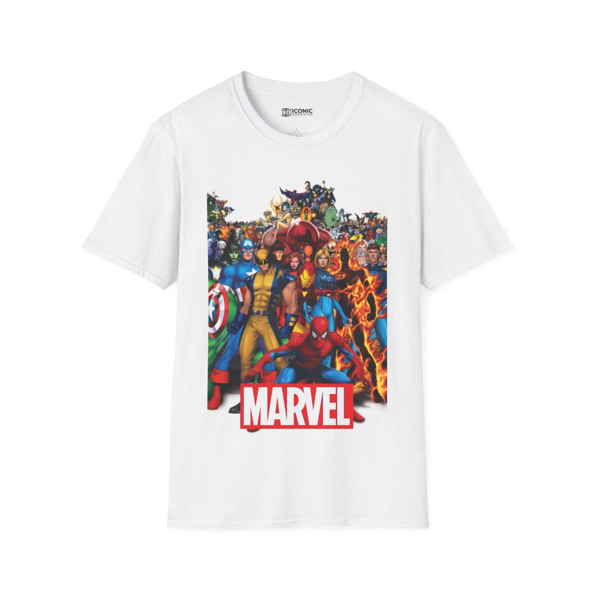 Marvel Unisex Softstyle T-Shirt - IGZ Clothing 