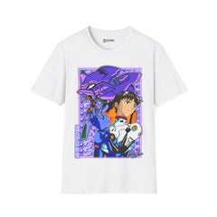 Evangelion unit 01 Unisex Softstyle T-Shirt - IGZ Clothing 