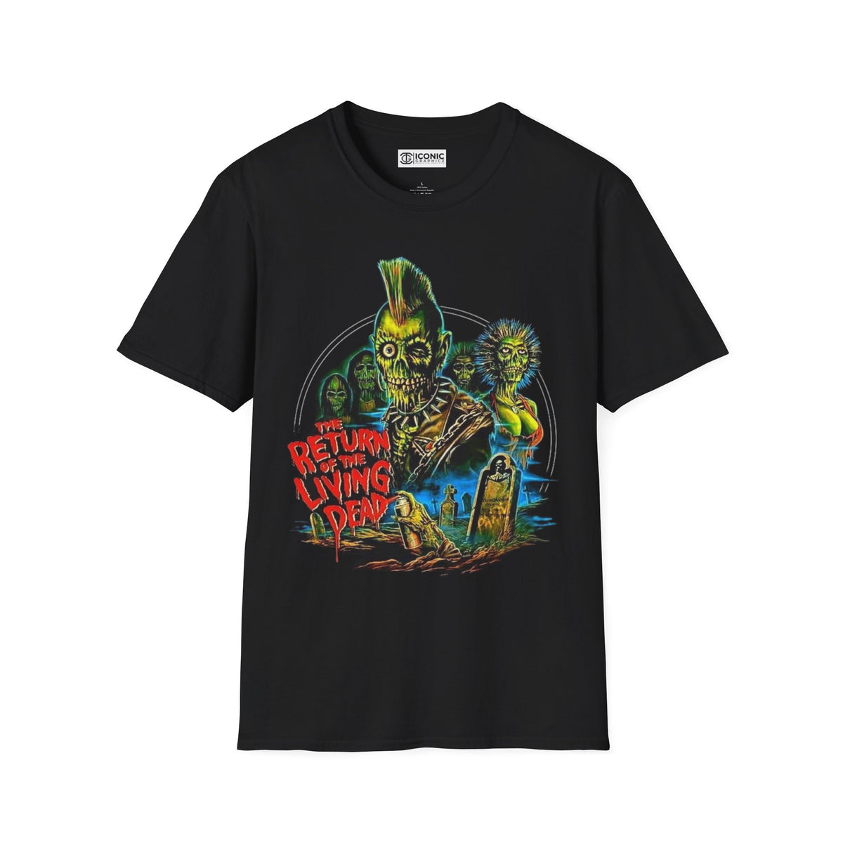 Return of the living dead Unisex Softstyle T-Shirt - IGZ Clothing 