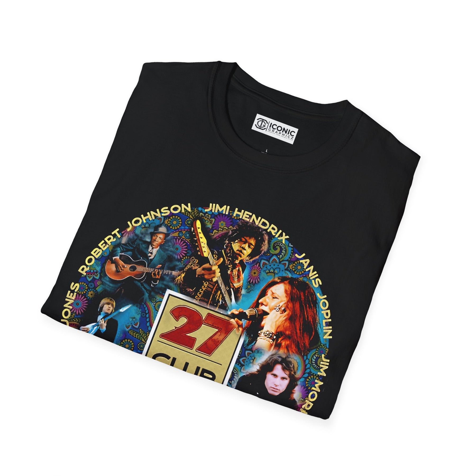 27 Club T-Shirt Printify
