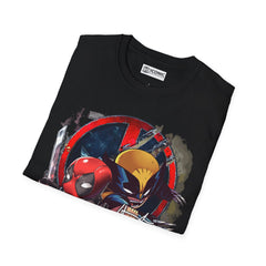 Deadpool and Wolverine Unisex Softstyle T-Shirt - IGZ Clothing 