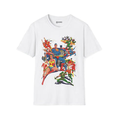 Justice League Unisex Softstyle T-Shirt - IGZ Clothing 