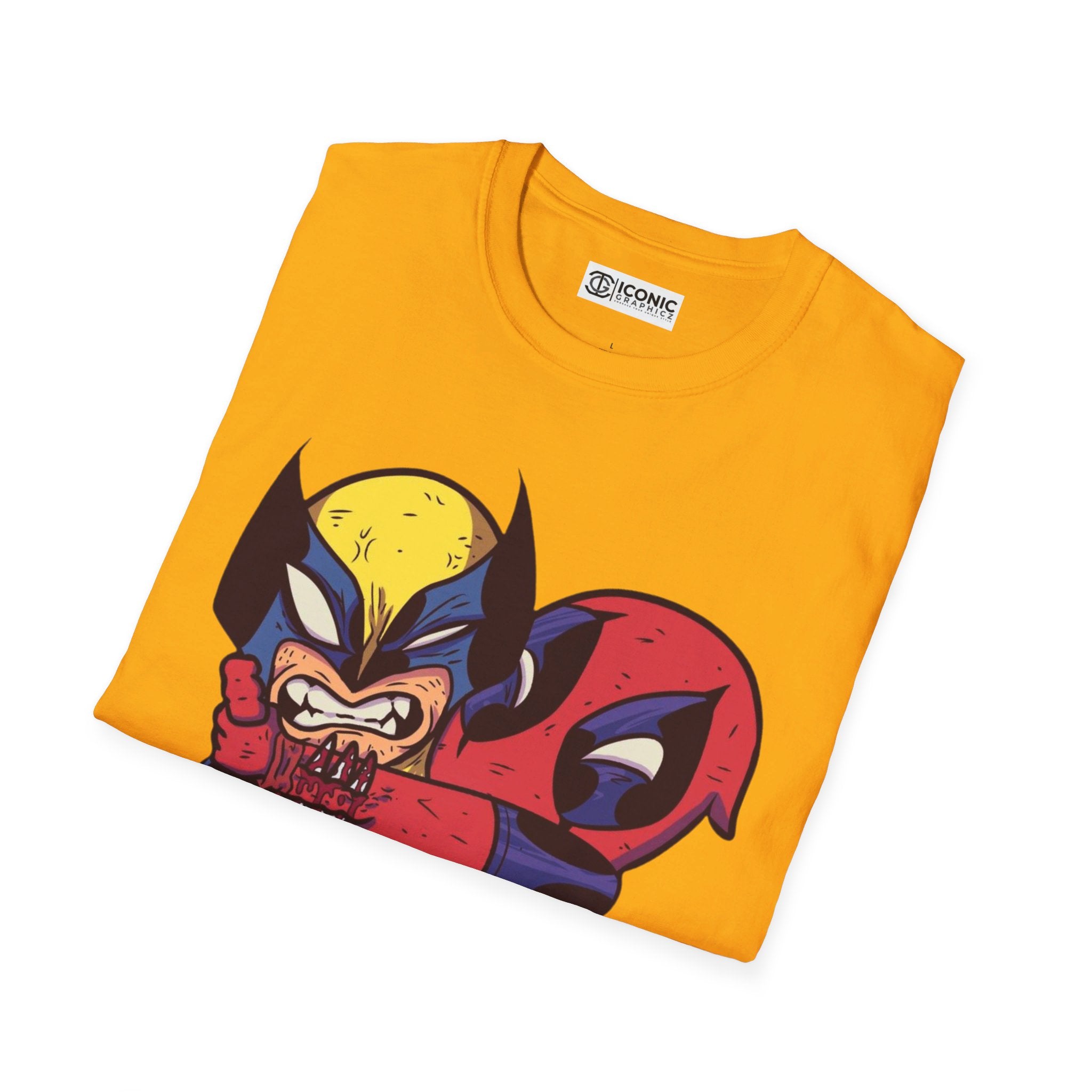 Deadpool and Wolverine Unisex Softstyle T-Shirt - IGZ Clothing 