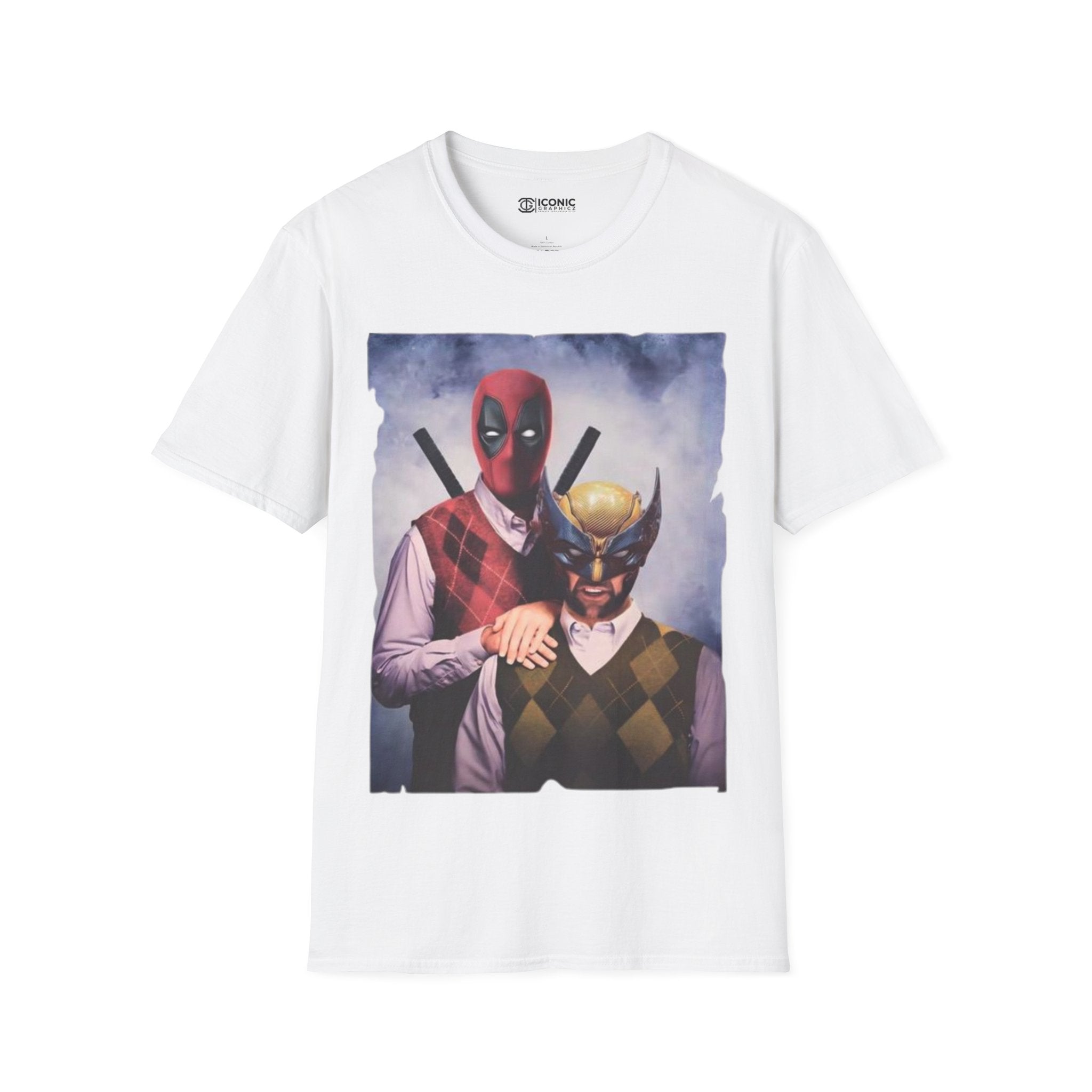 Deadpool and Wolverine Unisex Softstyle T-Shirt - IGZ Clothing 