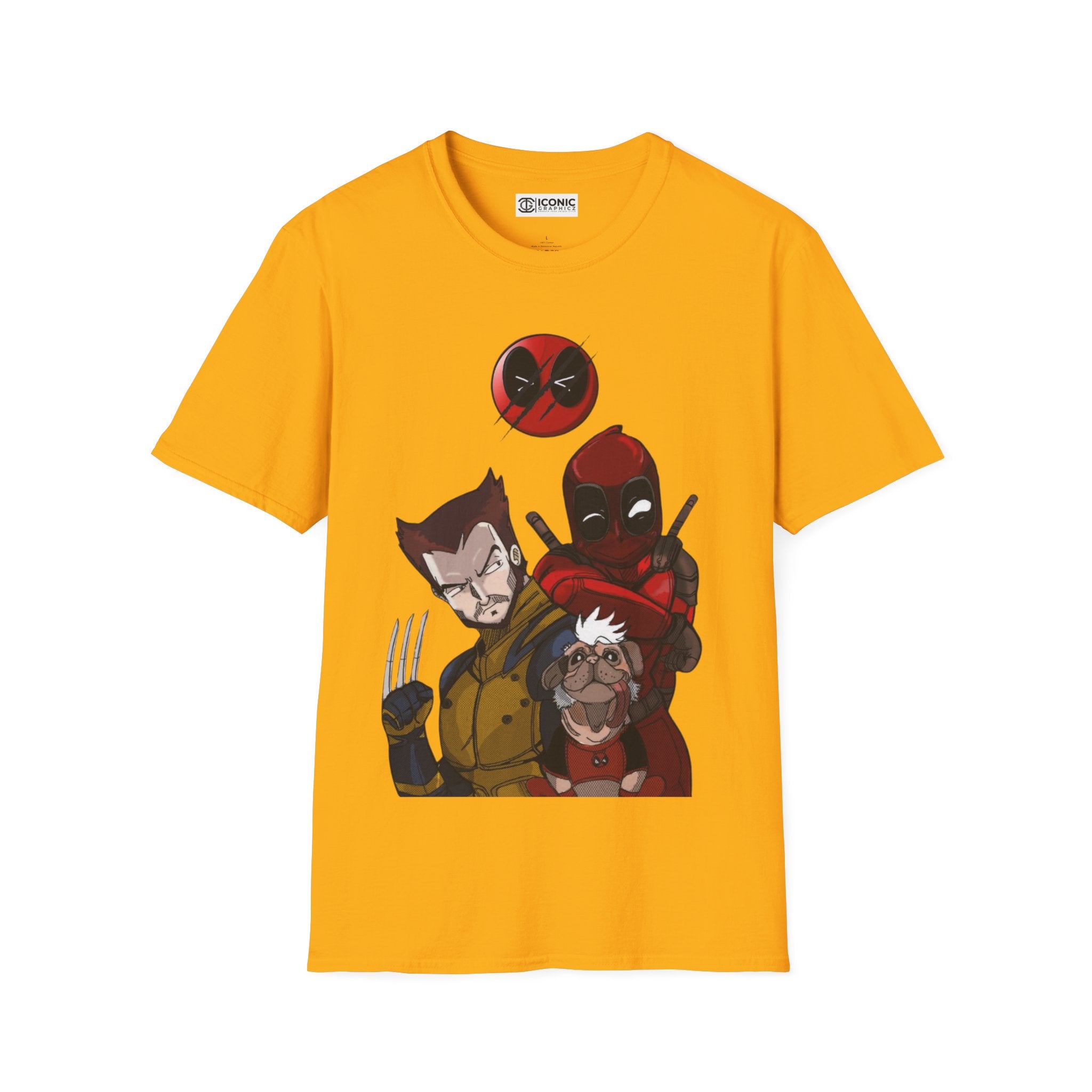 Deadpool and Wolverine Unisex Softstyle T-Shirt - IGZ Clothing 