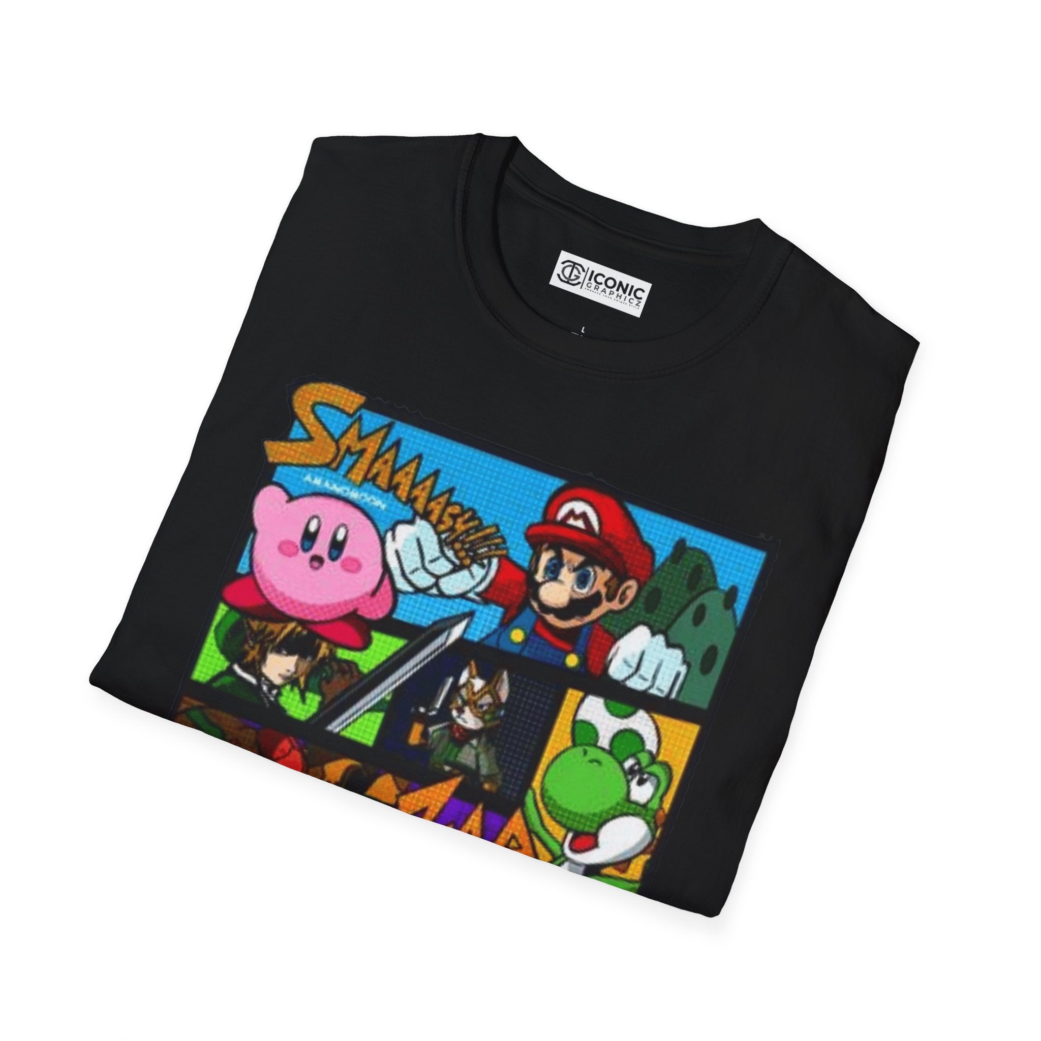 Smash Bros Unisex Softstyle T-Shirt - IGZ Clothing 