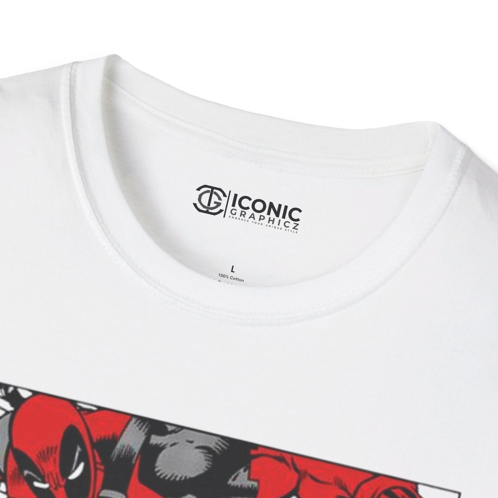 Deadpool Unisex Softstyle T-Shirt - IGZ Clothing 