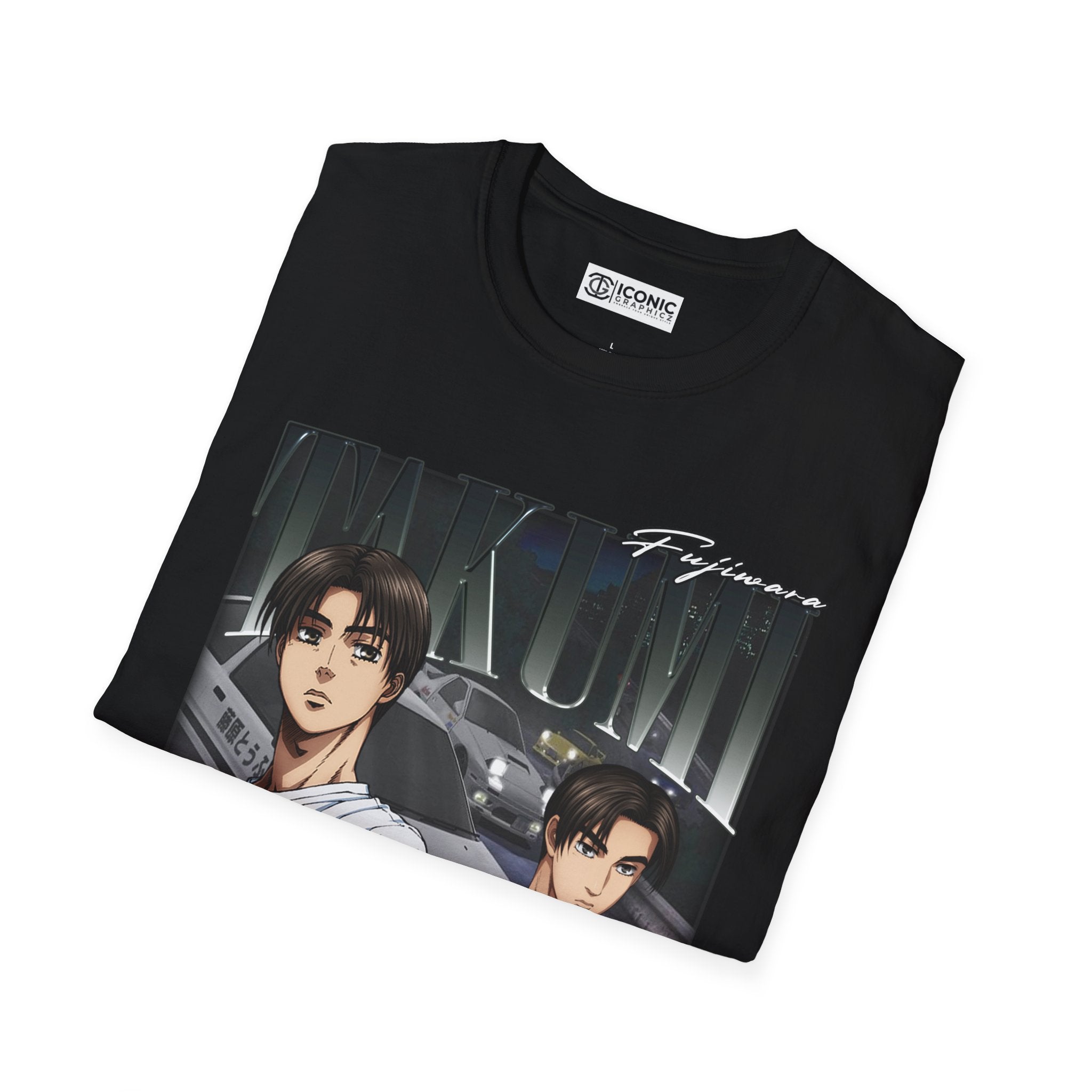 Initial-D Unisex Softstyle T-Shirt - IGZ Clothing 