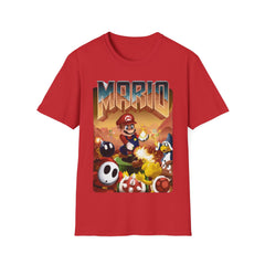 Mario Unisex Softstyle T-Shirt - IGZ Clothing 