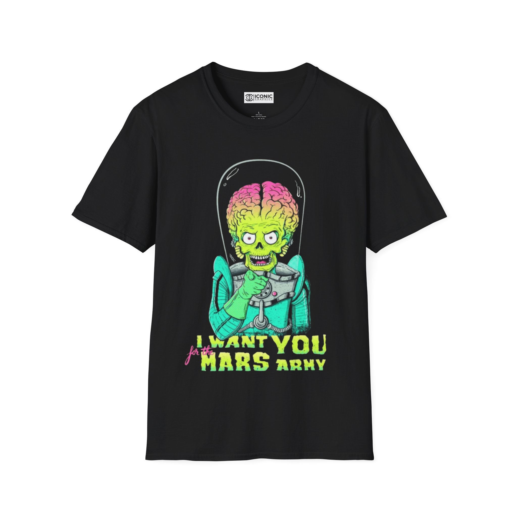 Mars Attack Unisex Softstyle T-Shirt - IGZ Clothing 