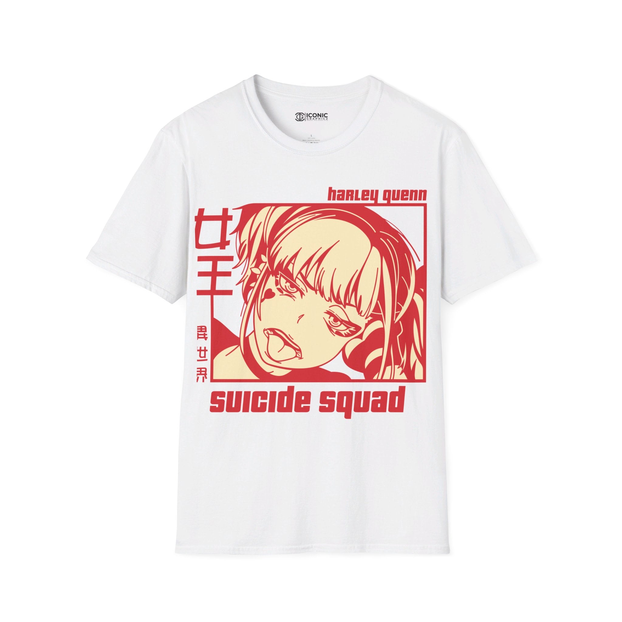 Suicide Squad Isekia Harley Quinn Unisex Softstyle T-Shirt - IGZ Clothing 