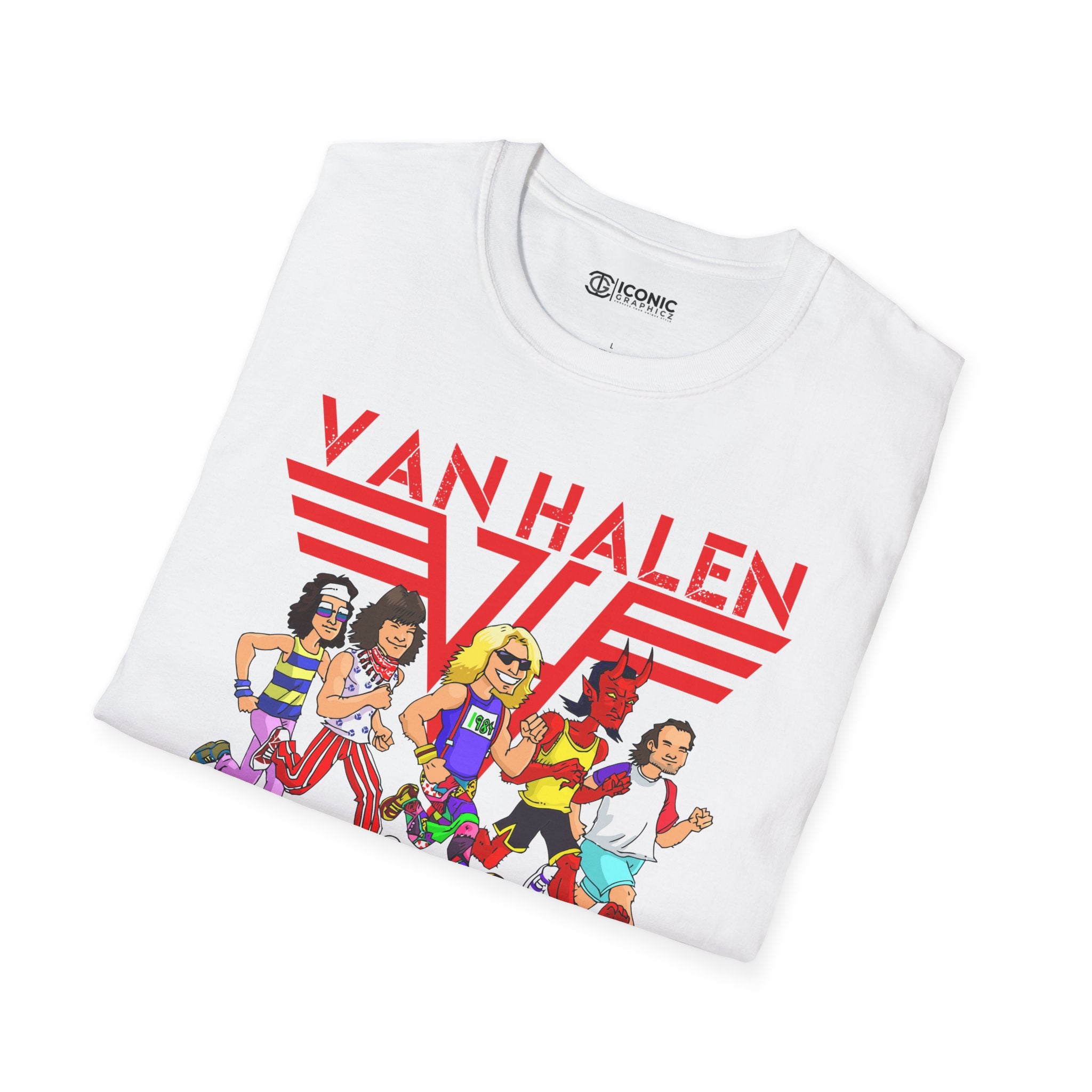 Van Halen Unisex Softstyle T-Shirt - IGZ Clothing 