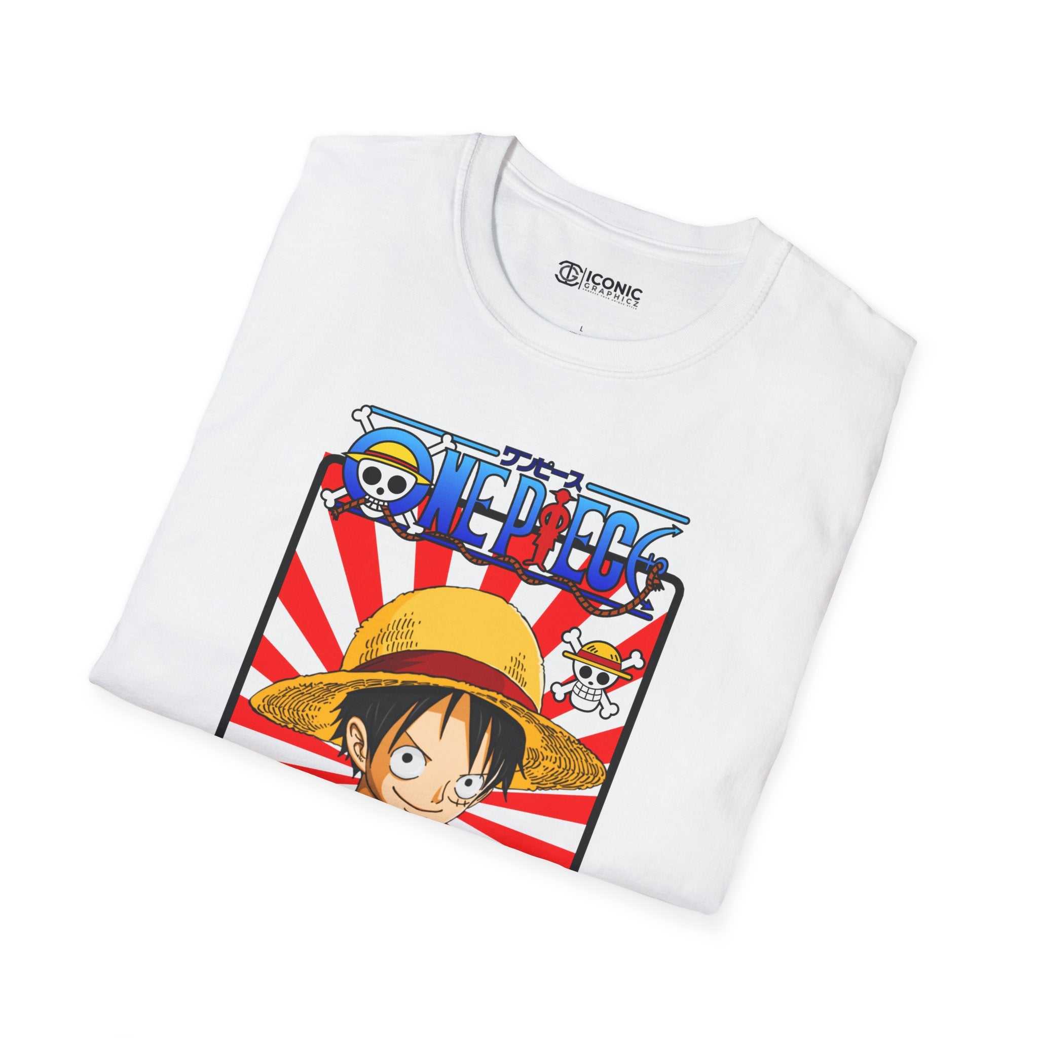 Luffy Unisex Softstyle T-Shirt - IGZ Clothing 