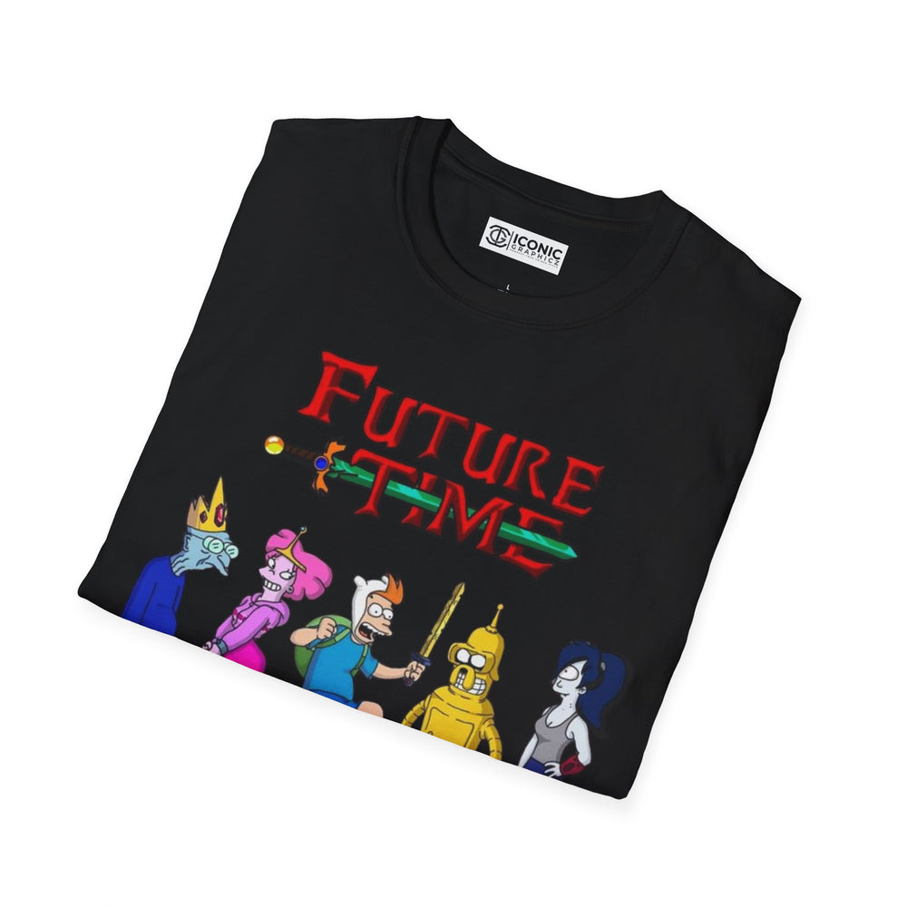 Futurama and Adventure time parody T-Shirt - 