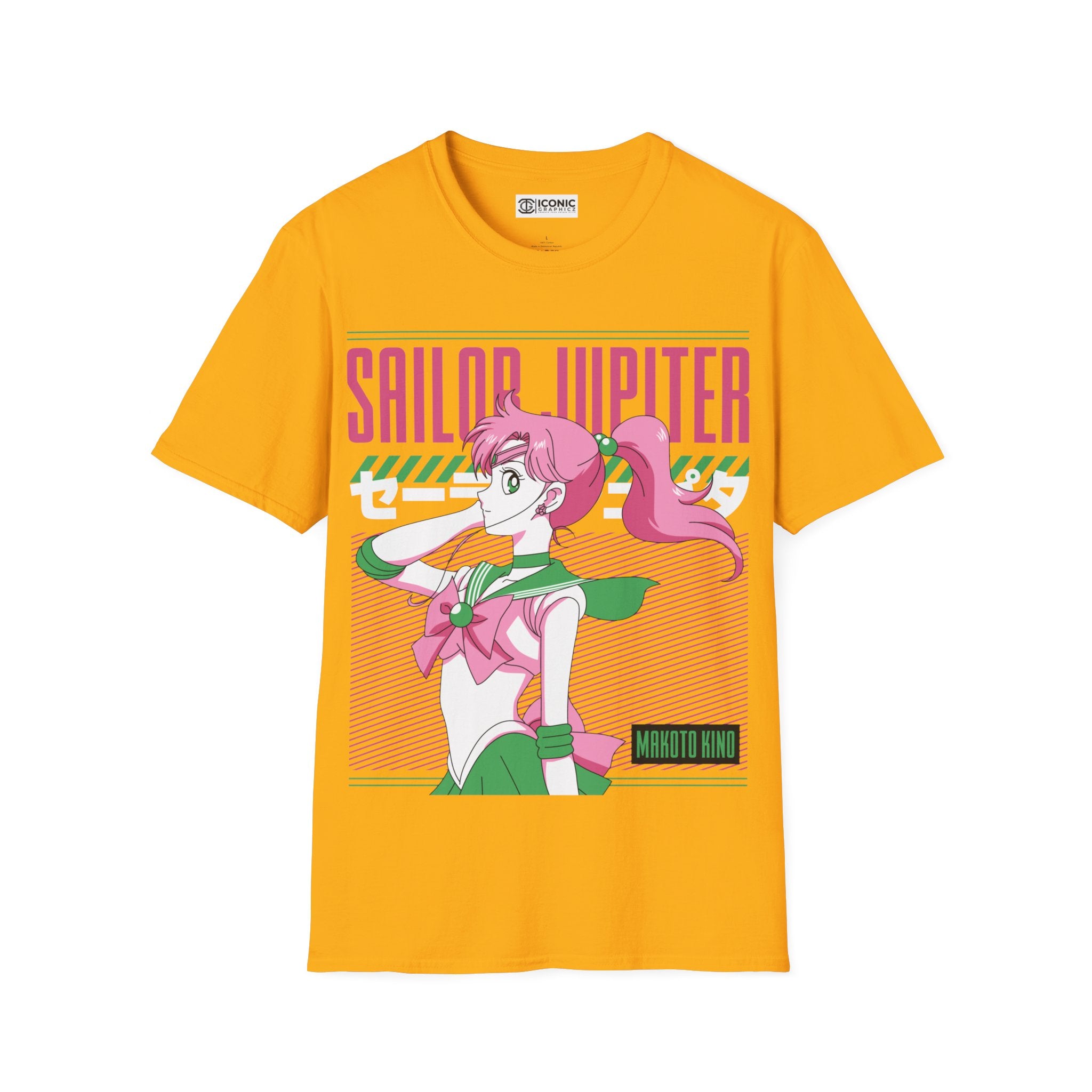 Sailor Jupiter Unisex Softstyle T-Shirt - IGZ Clothing 