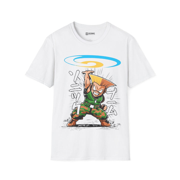 Krillin guile parody Dragonball T-Shirt Printify