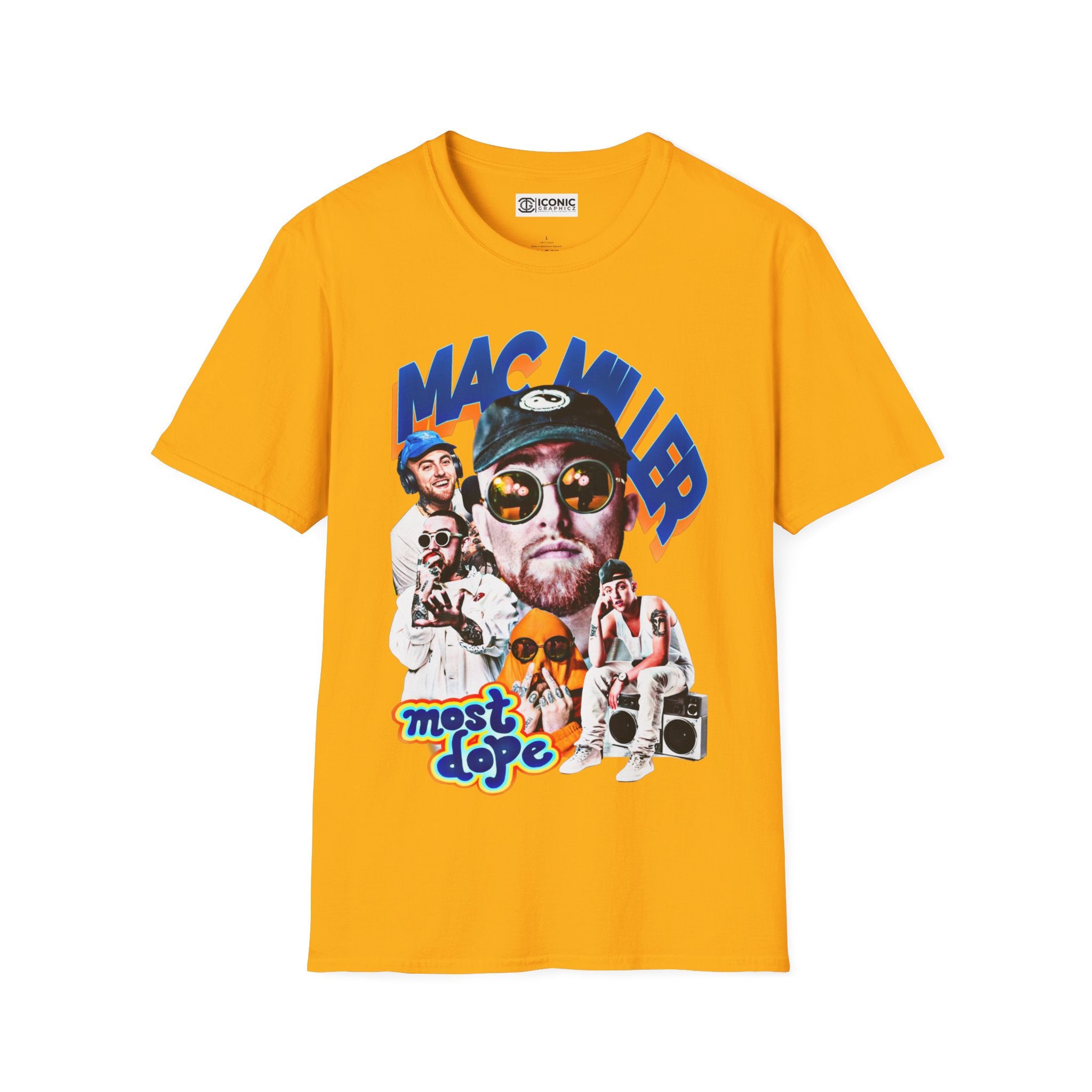 Mac Miller Unisex Softstyle T-Shirt - IGZ Clothing 