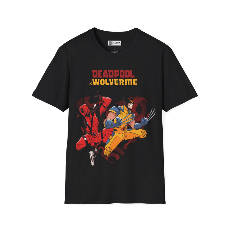 Deadpool and Wolverine Unisex Softstyle T-Shirt