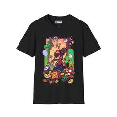 Mario Unisex Softstyle T-Shirt - IGZ Clothing 