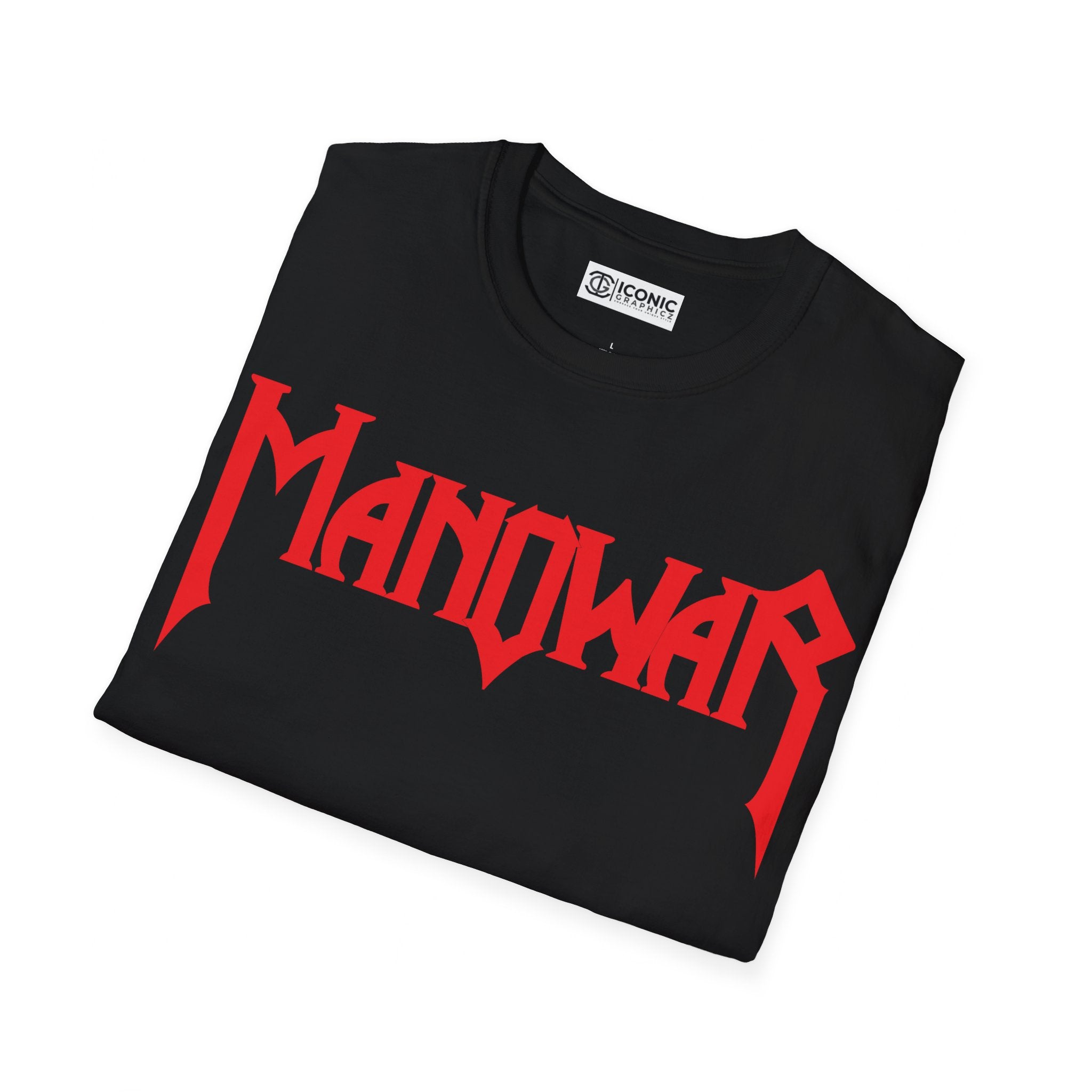 Manowar Unisex Softstyle T-Shirt - IGZ Clothing 