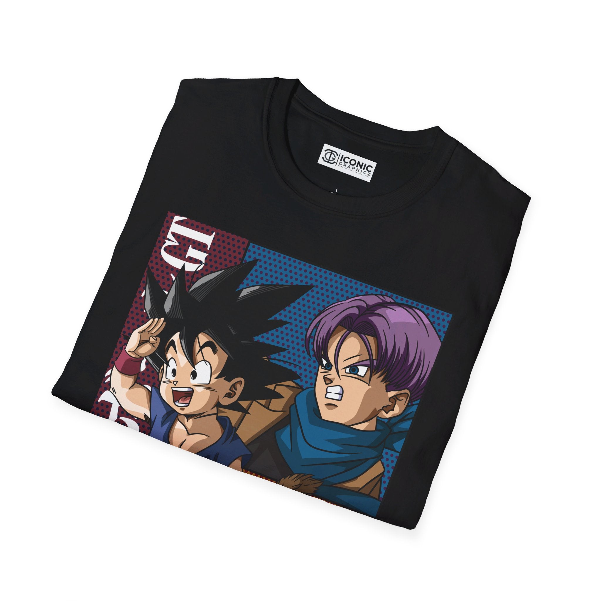 Dragonball GT Goku and trunks Unisex Softstyle T-Shirt - IGZ Clothing 