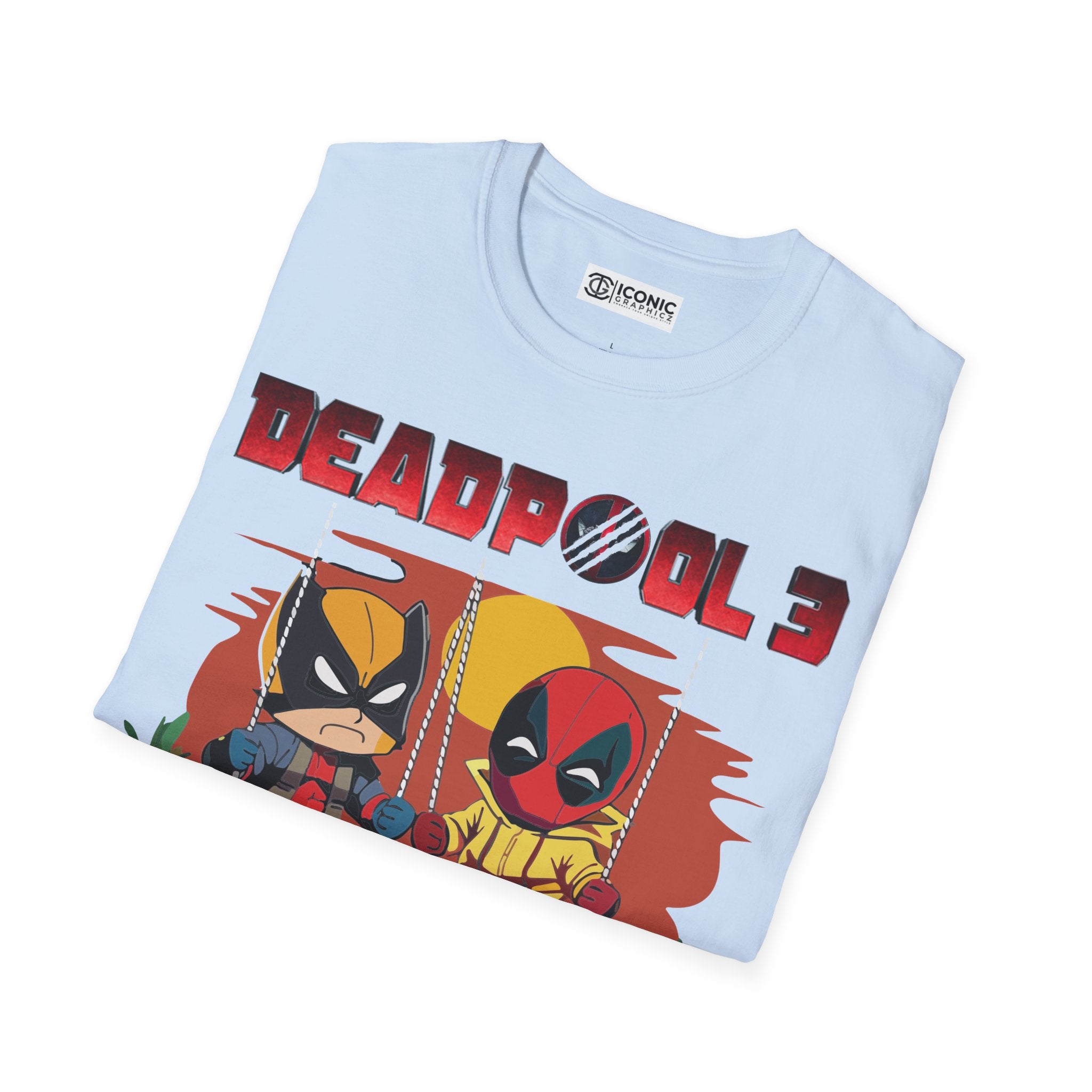 Deadpool and Wolverine Unisex Softstyle T-Shirt - IGZ Clothing 