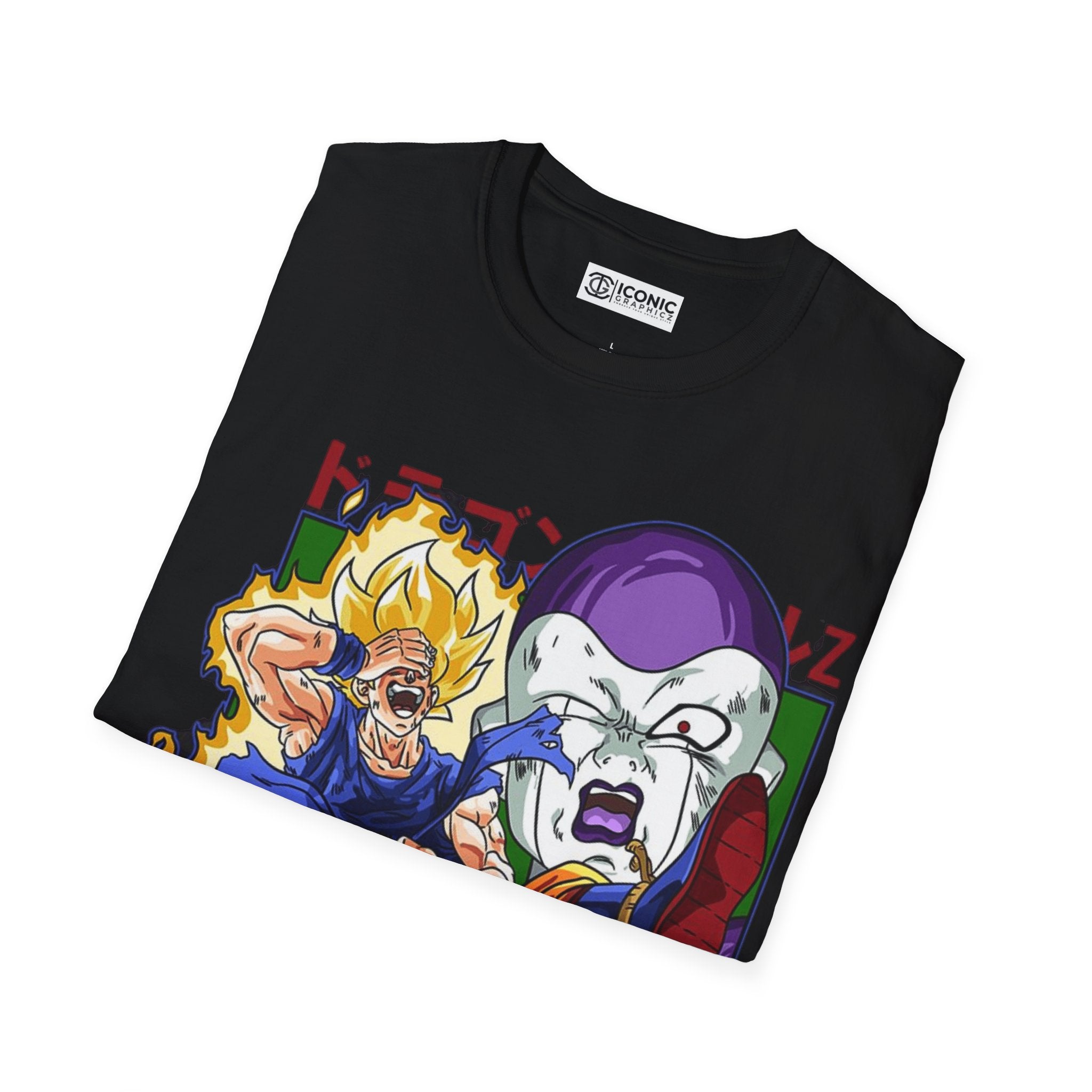 Goku & Frieza Unisex Softstyle T-Shirt - IGZ Clothing 