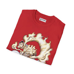 Sun God Luffy Unisex Softstyle T-Shirt - IGZ Clothing 