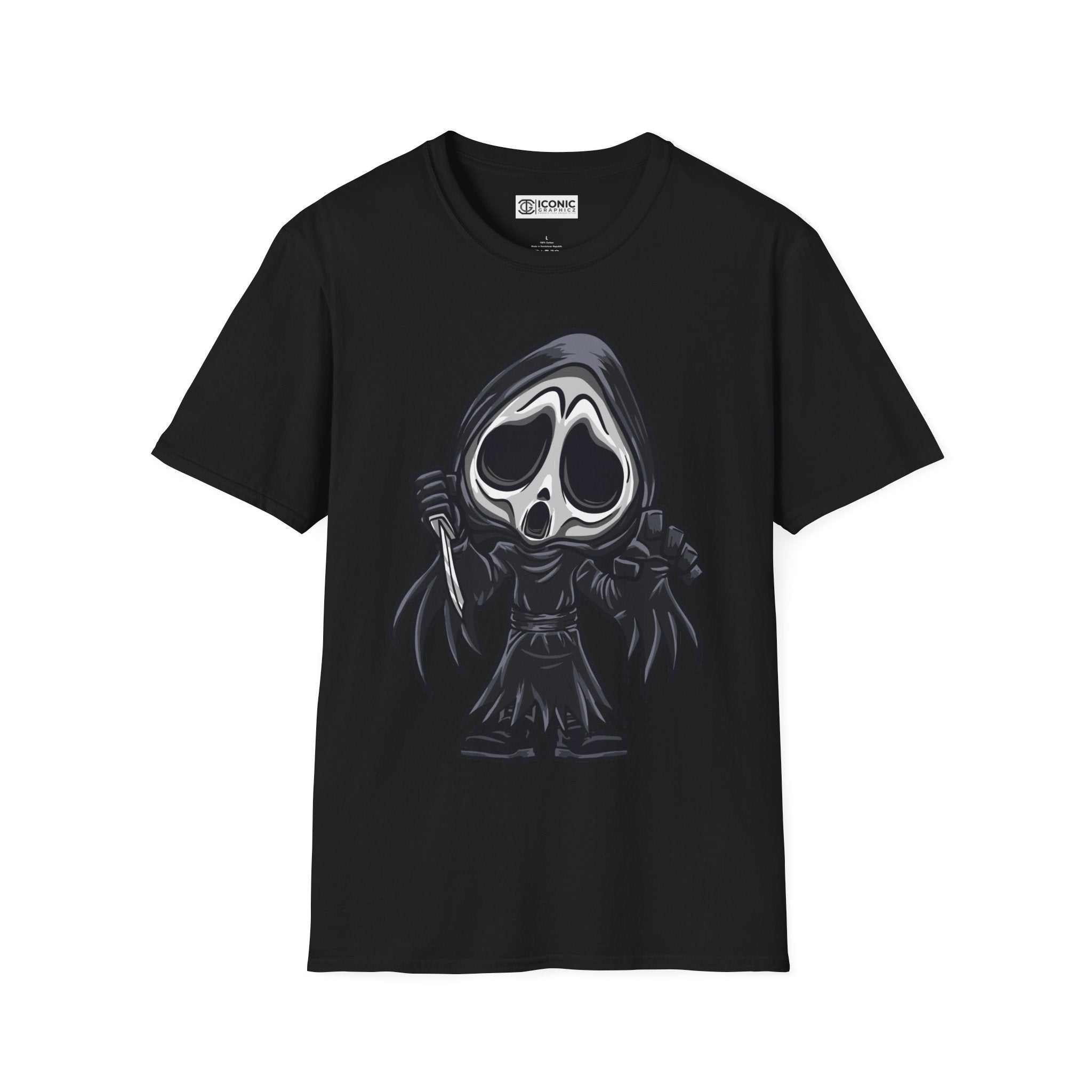 Ghost Face Unisex Softstyle T-Shirt - IGZ Clothing 