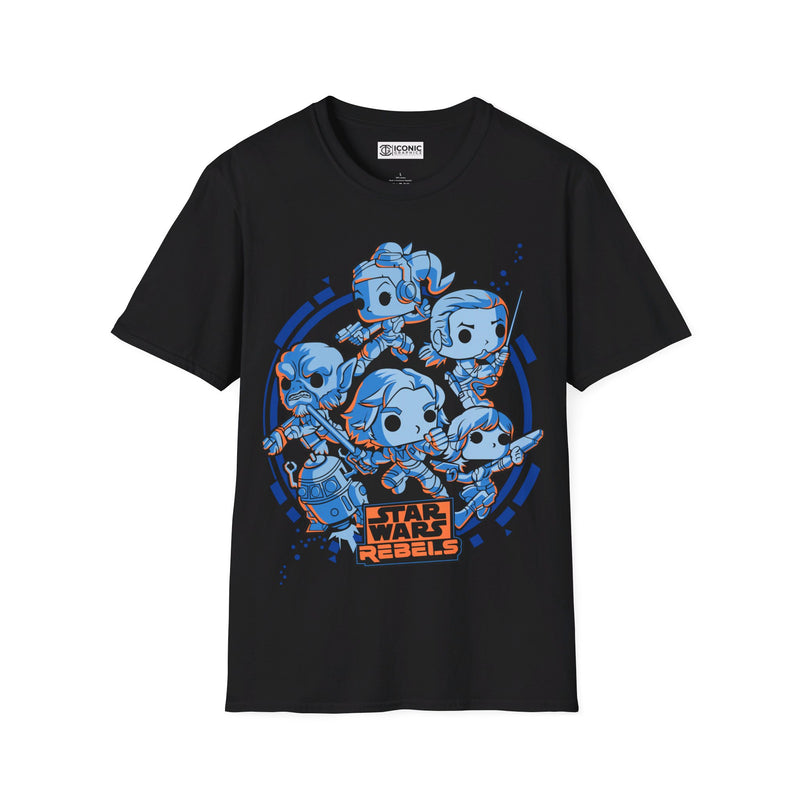 Star Wars Rebels Unisex Softstyle T-Shirt - IGZ Clothing 