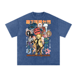 Naruto Shippuden Acid Wash Oversize T-Shirt