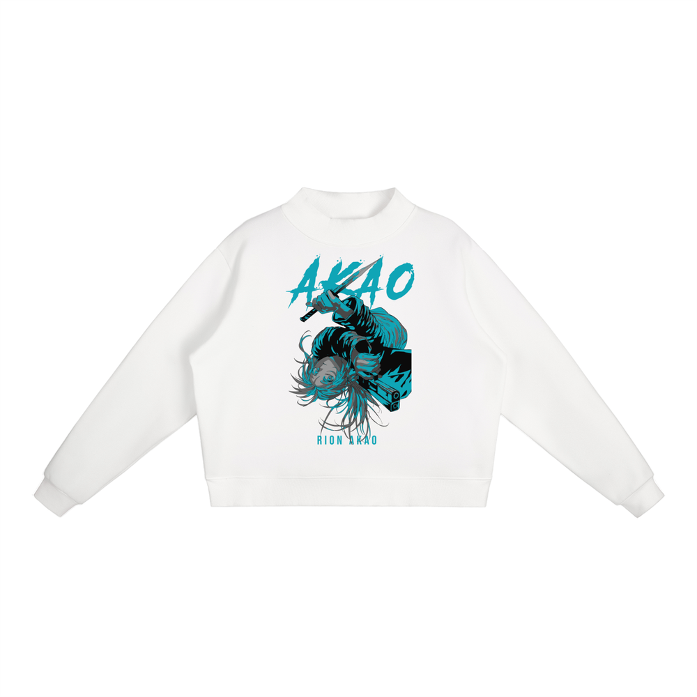 Akao Sakamoto Days Essential Fleece Mid-Neck Crew Sweatshirt