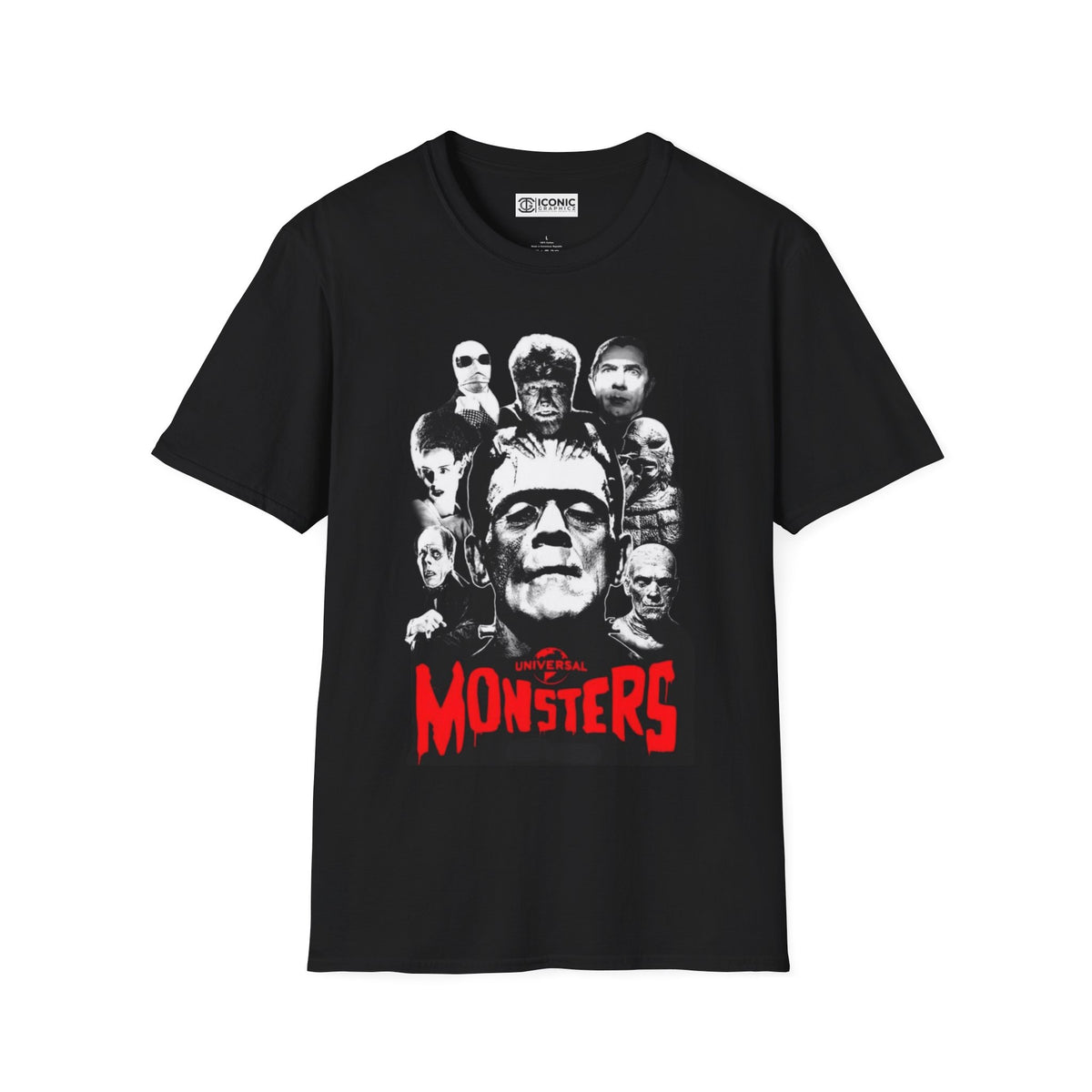 Monsters Unisex Softstyle T-Shirt - IGZ Clothing 