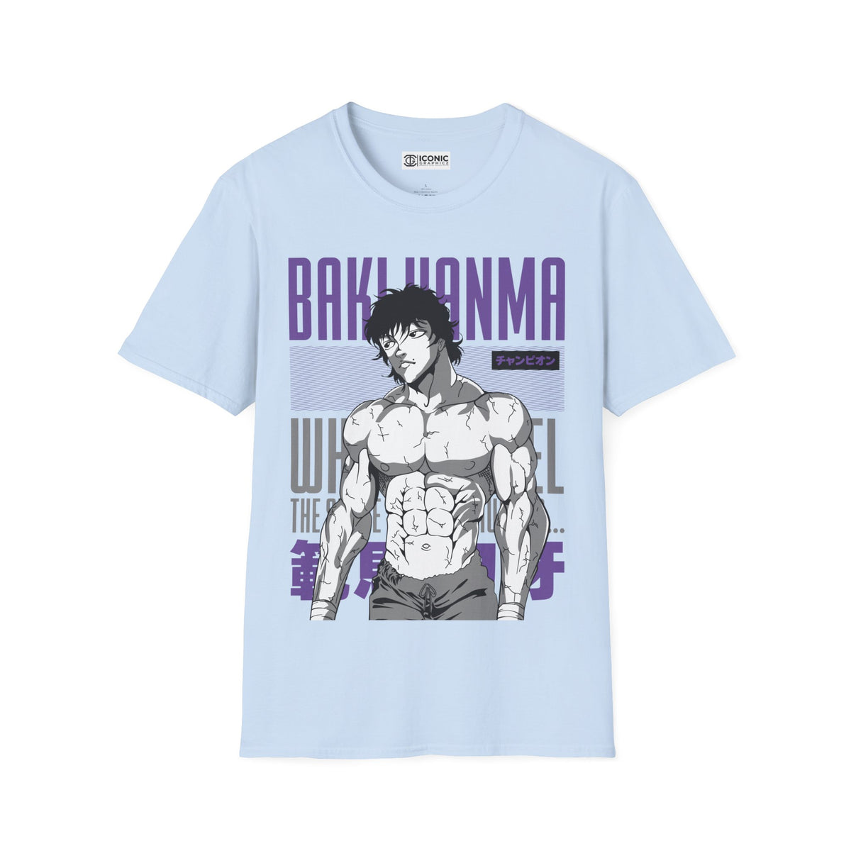 Hanma Baki Unisex Softstyle T-Shirt - IGZ Clothing 