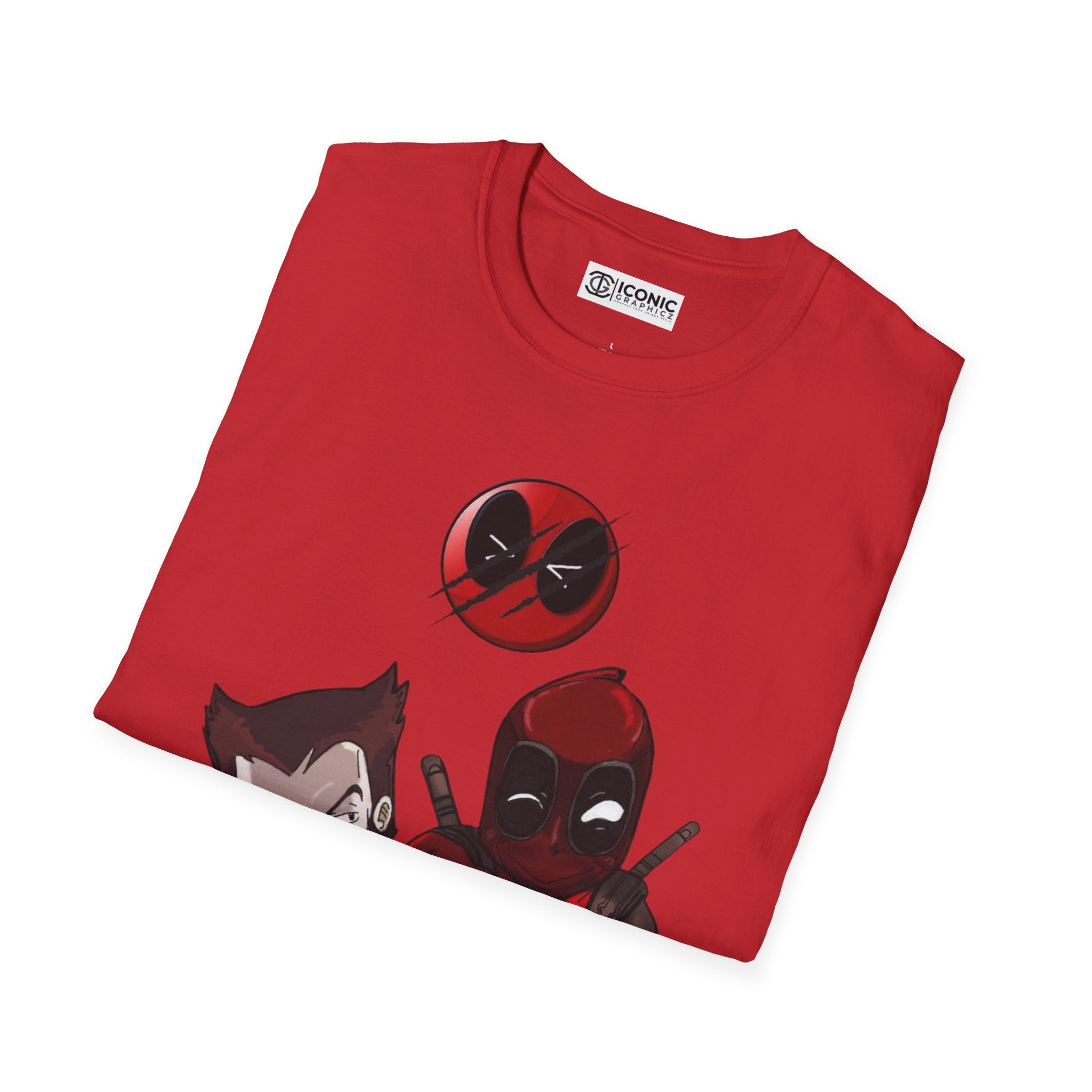 Deadpool and Wolverine Unisex Softstyle T-Shirt - IGZ Clothing 